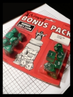 Dice : Dice - Dice Sets - The Armory Green Opaque and Transparent - Ebay May 2010